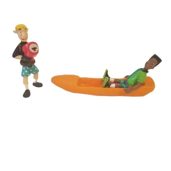 1990 Burger King Toys Kids Club Jaws and 2003 McDonalds Disneys Kim Possible-Ron - Picture 2 of 5